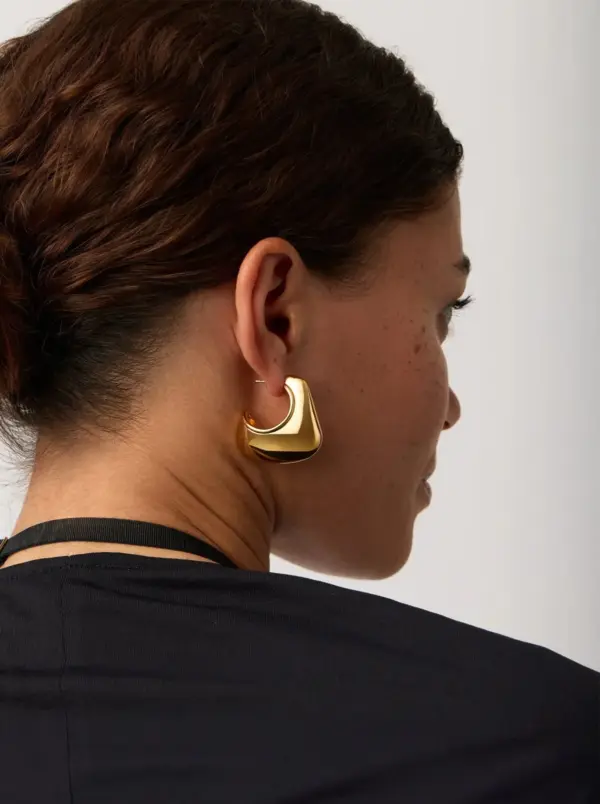 Hera Glozin Large Hoop Earrings - Image 2