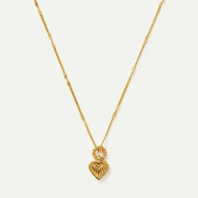 Heart Charm Pendant Necklace