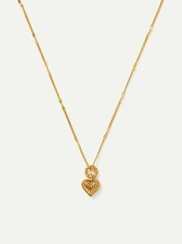 Heart Charm Pendant Necklace