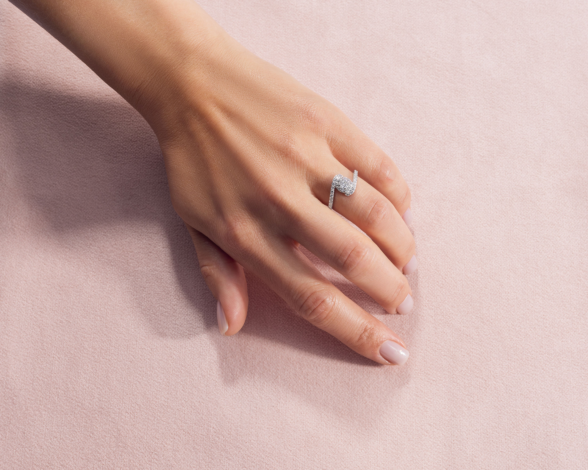 Lab Diamond 0.73 Carat Round Brilliant F/VS1-VS2 14k White Gold Engagement Ring - Image 7