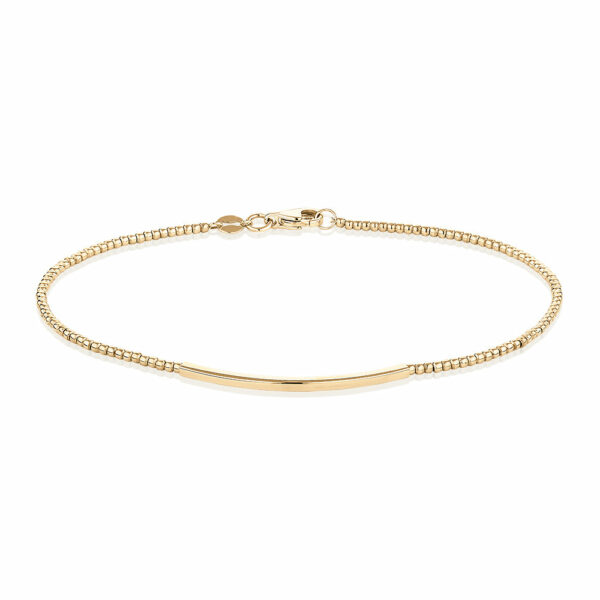 Bracelet in 10 carat yellow gold