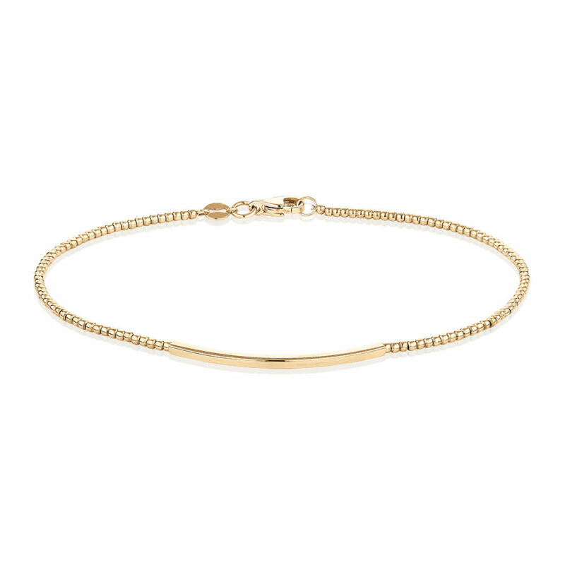 Bracelet in 10 carat yellow gold