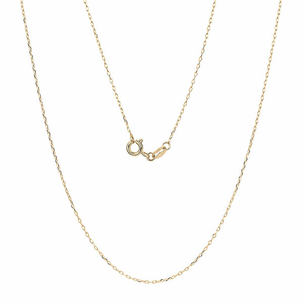 45cm forzatina chain in 10 carat yellow gold
