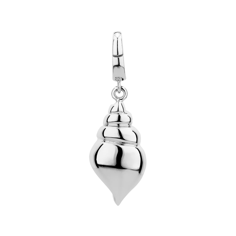 Charm pendant with diamond simulants in sterling silver - Image 3