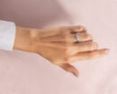 Lab Diamond 0.94 Ct Round Brilliant F/VS1-VS2 14k White Gold Engagement Ring