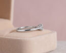 Lab Diamond 0.94 Ct Round Brilliant F/VS1-VS2 14k White Gold Engagement Ring