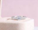 Lab Diamond 0.78 Ct Round Brilliant F/VS1-VS2 Engagement Ring 14k White Gold