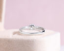 Lab Diamond 0.78 Ct Round Brilliant F/VS1-VS2 Engagement Ring 14k White Gold