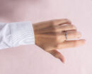 Lab Diamond 0.78 Ct Round Brilliant F/VS1-VS2 Engagement Ring 14k White Gold