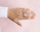 1.50 Carat Round Brilliant F/VS1-VS2 Lab Diamond 14k White Gold Ring