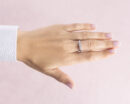 Lab Diamond 0.70 Ct F/VS1-VS2 Round Brilliant 14k Solid White Gold Ring