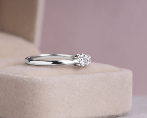 Lab Diamond 0.70 Ct F/VS1-VS2 Round Brilliant 14k Solid White Gold Ring - Image 4