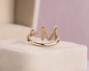 0.45 Ct Blue Tanzanite & Natural Faint-Light Pink Diamond 14k Rose Gold Ring